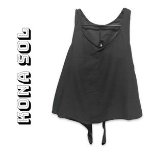 Woman’s sleeveless shirt with sports bra , small